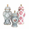 Ginger Jar, Small 12"H in Grey Waldorf by Dana Gibson