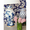 Ginger Jar, Small 12"H in Navy Pavilion by Dana Gibson
