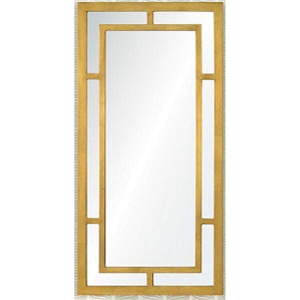 Gold Finish Vertical Mirror with Gold Finish Overlay by Cooper Classics