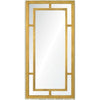 Gold Finish Vertical Mirror with Gold Finish Overlay by Cooper Classics
