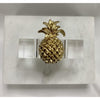 Gold Leaf Pineapple Napkin Rings / Set of 4 by Southern Tribute