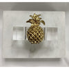 Gold Leaf Pineapple Napkin Rings / Set of 4 by Southern Tribute
