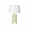 Green Block Print Lamp in Small by Dana Gibson
