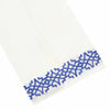 Haute Home Hand-Embroidered Linen Chinois Tip Towel - BLUE by Haute Home