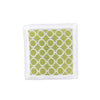 Haute Home Linen Geometric Coasters (Set of 4) - BRIGHT GREEN by Haute Home