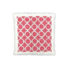 Haute Home Linen Geometric Coasters (Set of 4) - HOT PINK by Haute Home