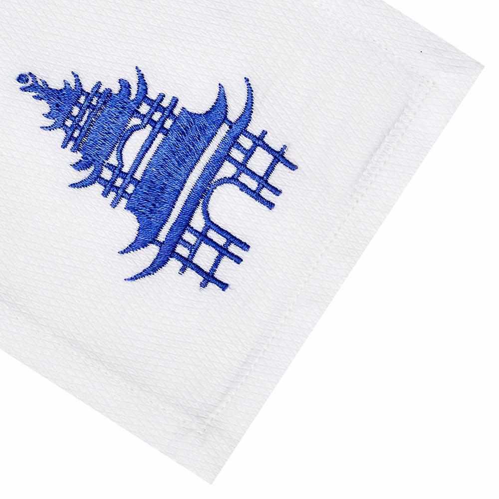 Haute Home Linen Pagoda Coasters (Set of 4) - Blue by Haute Home