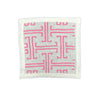Haute Home Linen T-Design Coasters (Set of 4) - HOT PINK by Haute Home