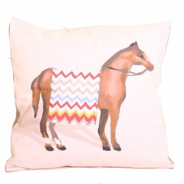 Horse Pillow by Dana Gibson