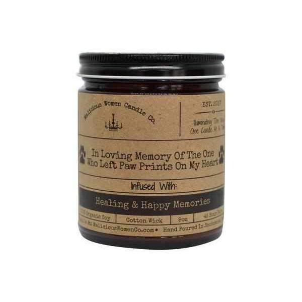 In Loving Memory... - Infused with ...Healing & Happy Memories / Scent: Cedar & Bouron by Malicious Women Candle Co.