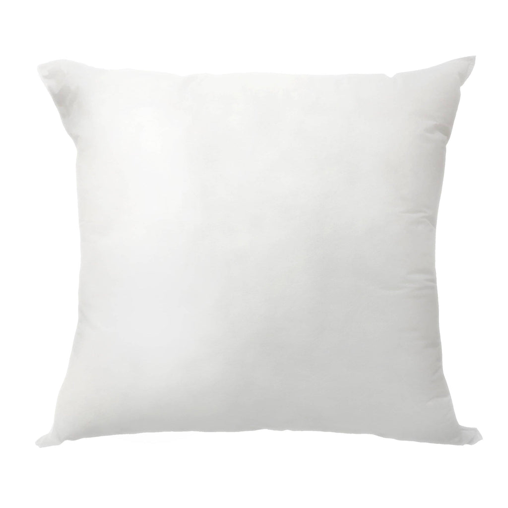 LR Home - Emile Down Fill Decorative Throw Pillow Square Insert, White by LR Home
