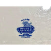 Large Antique Blue Willow Serving Platter Made by Wood W. Sons by Antique