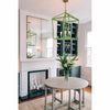 Large Bamboo Lantern in Green by Dana Gibson