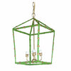 Large Bamboo Lantern in Green by Dana Gibson