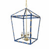 Large Bamboo Lantern in Navy by Dana Gibson