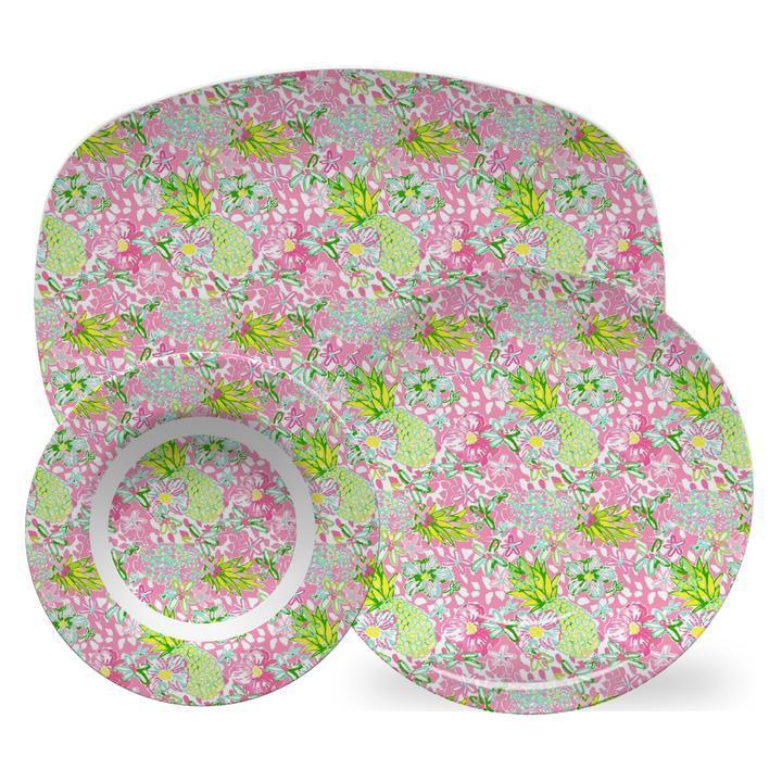 Luxury ThermoSaf® Bahama Mama 14" Dinnerware Platter by The Muddy Dog