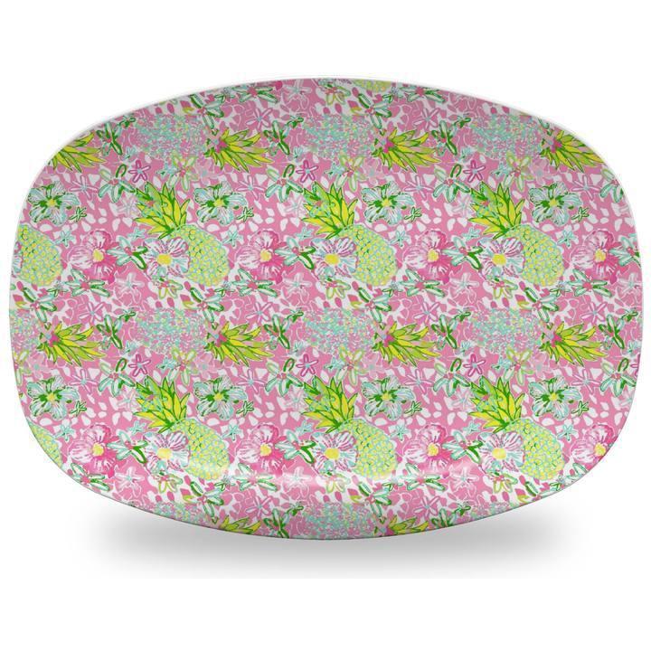 Luxury ThermoSaf® Bahama Mama 14" Dinnerware Platter by The Muddy Dog