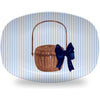 Luxury ThermoSaf® Nantucket Basket 14" Dinnerware Platter by The Muddy Dog