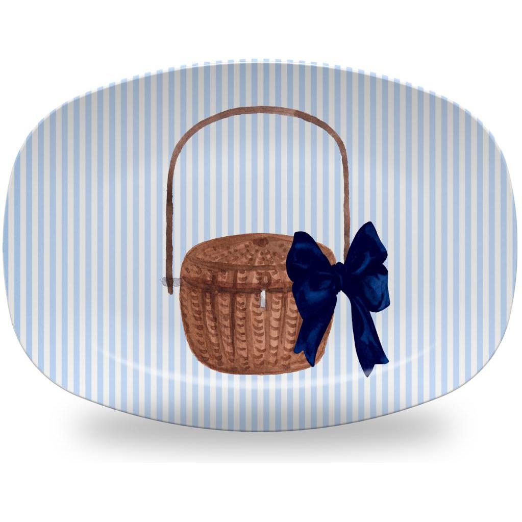 Luxury ThermoSaf® Nantucket Basket 14" Dinnerware Platter by The Muddy Dog