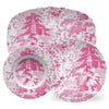 Luxury ThermoSaf® Pink Pagoda Paradise 14" Dinnerware Platter by The Muddy Dog