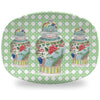 Luxury ThermoSaf® Bedford Ginger Jars 14" Dinnerware Platter by The Muddy Dog
