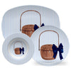 Luxury ThermoSaf® Nantucket Basket 14" Dinnerware Platter by The Muddy Dog