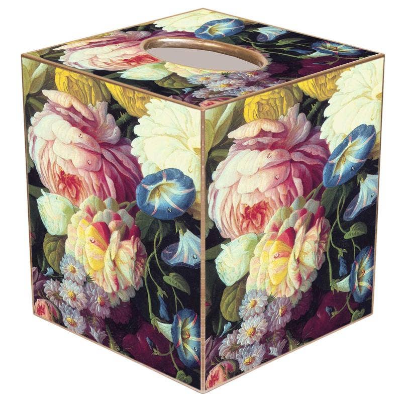 Marye-Kelley - Peony Floral Design Tissue Box Cover