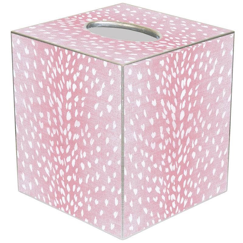 Marye-Kelley - Pink Antelope Tissue Box Cover by Marye-Kelley