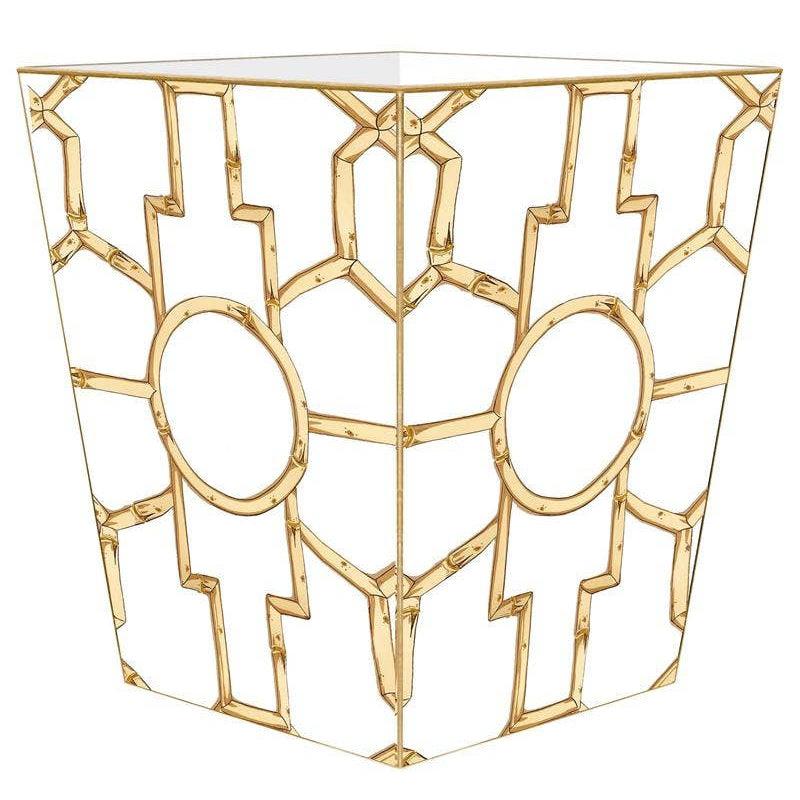 Marye-Kelley - WB8627-Bamboo on White by Marye-Kelley