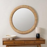 Natural Rattan Round Mirror by Cooper Classics