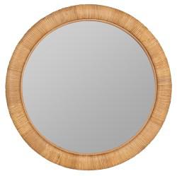 Natural Rattan Round Mirror by Cooper Classics