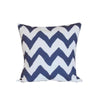Navy Bargello 22" Pillow by Dana Gibson