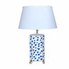 Navy Fleck Lamp by Dana Gibson