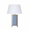 Navy Parsi Lamp by Dana Gibson