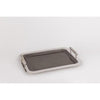 Nickle Rectangular Tray With Handles Enamel Coated by Dessau Home
