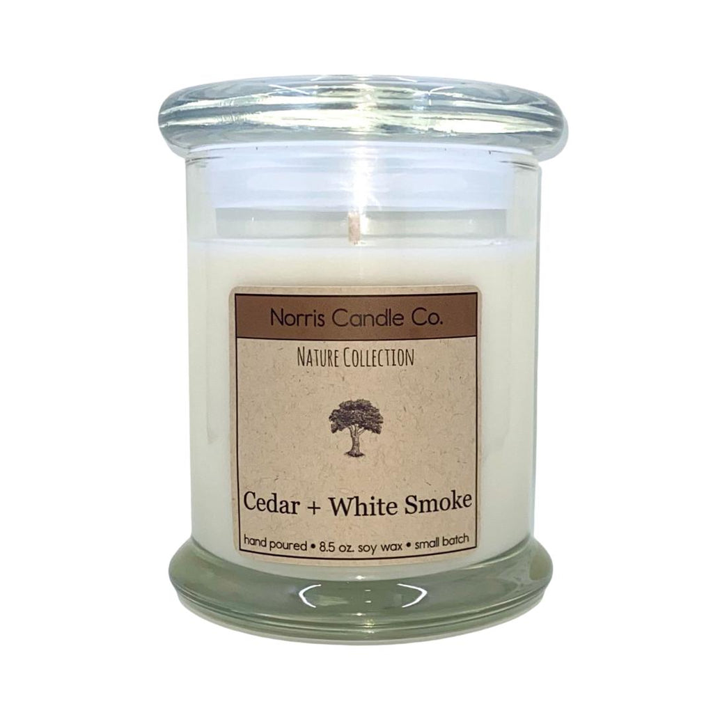 Norris Candle Co. - ALL SEASONS - Cedar + White Smoke soy candle by Norris Candle Co.