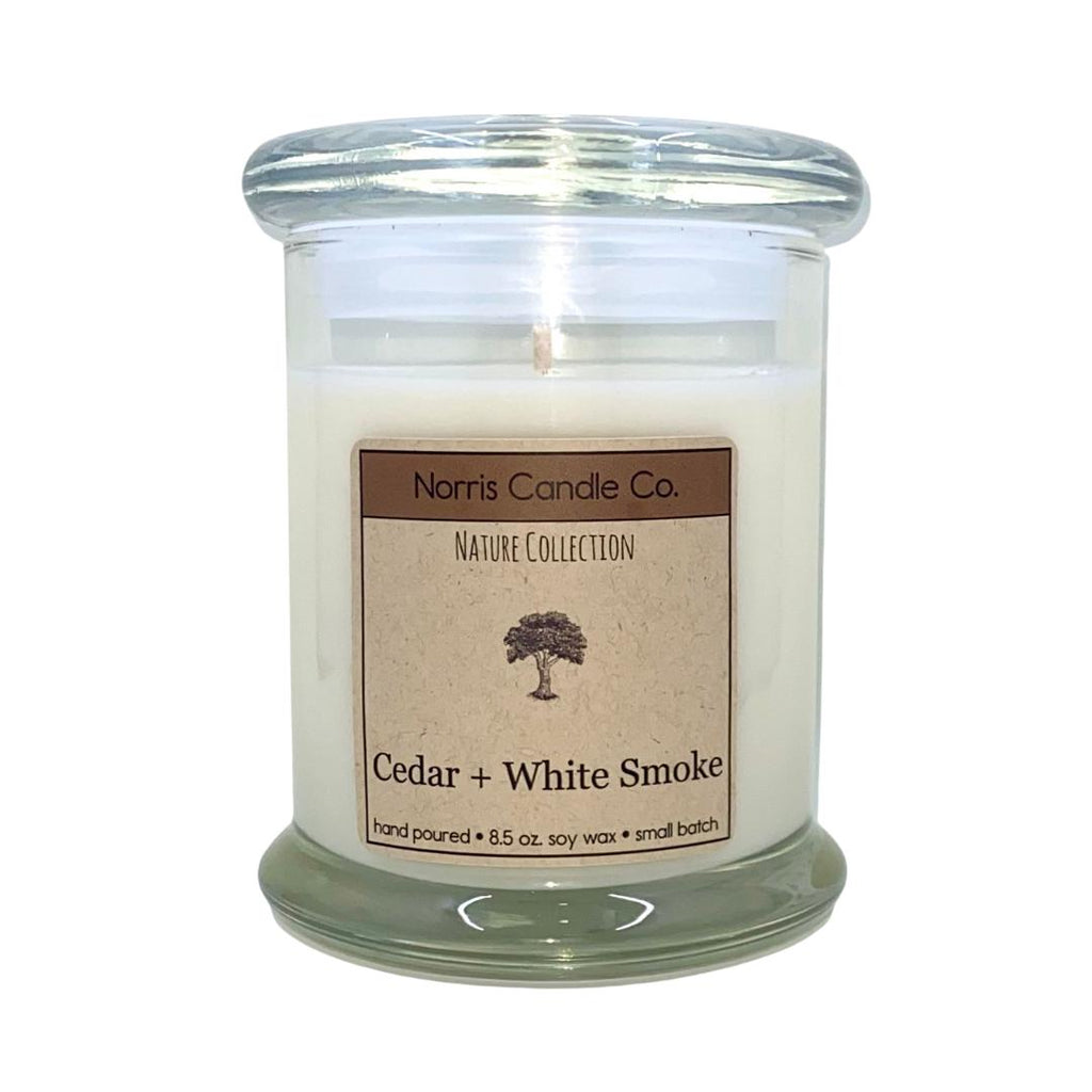 Norris Candle Co. - ALL SEASONS -  Cedar + White Smoke soy candle by Norris Candle Co.