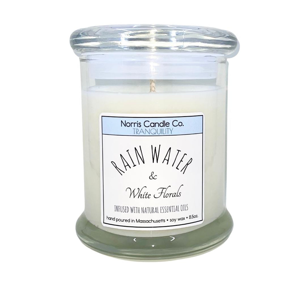 Norris Candle Co. - ALL SEASONS -  Rain Water & White Florals soy candle by Norris Candle Co.
