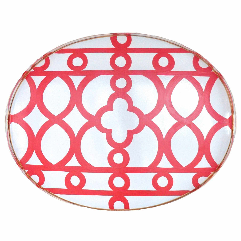 Orange Ming Tray/Large by Dana Gibson