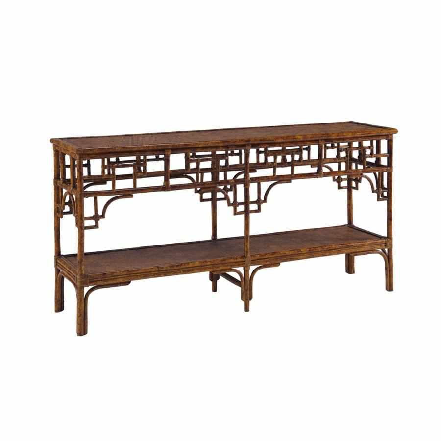 Pagoda Console, Large by Kenian Rattan Furniture