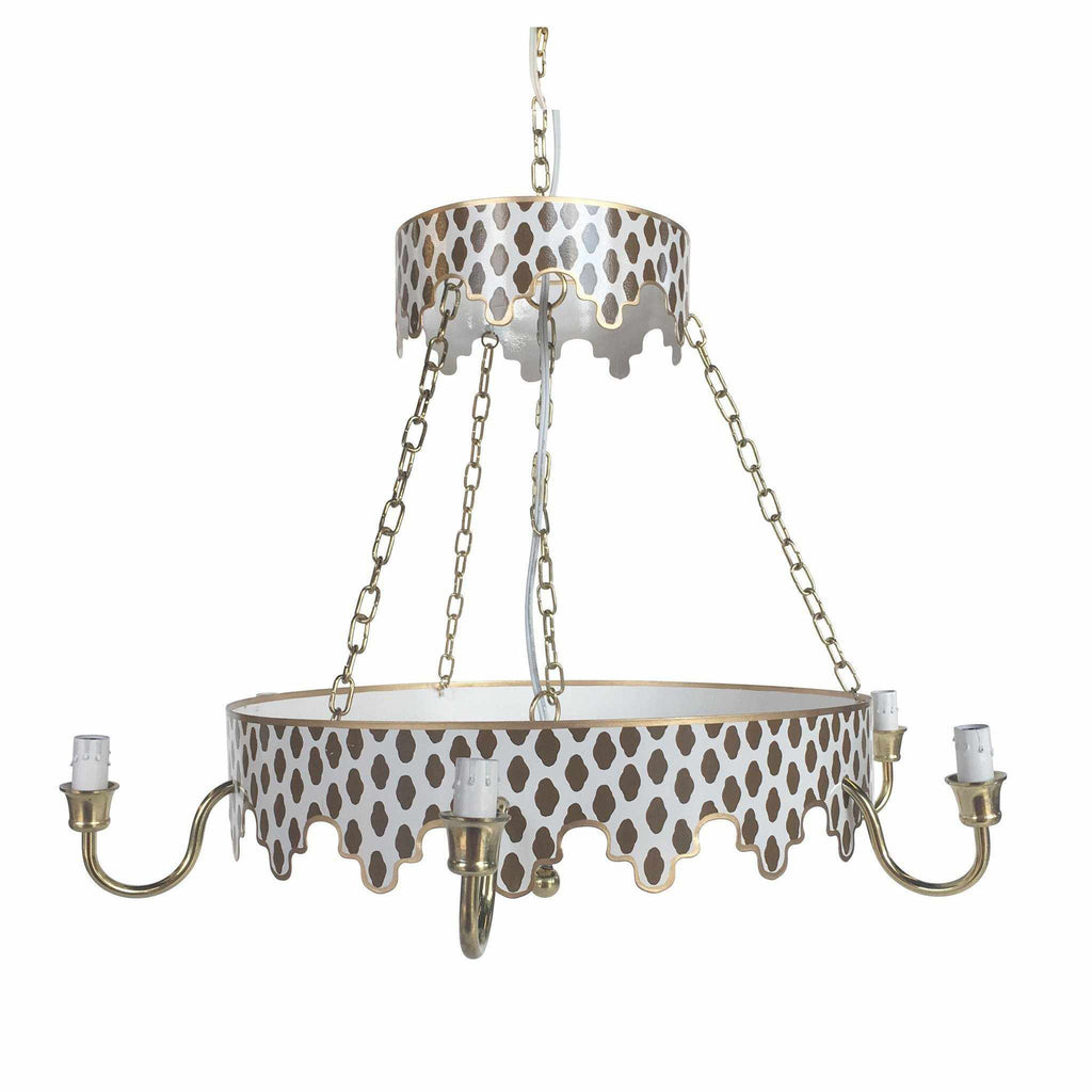 Parsi in Brown Chandelier by Dana Gibson