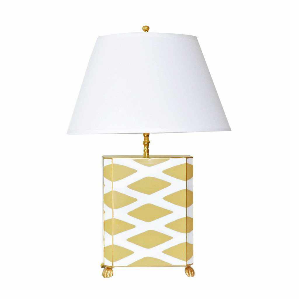 Parthenon Lamp in Taupe by Dana Gibson