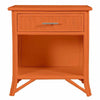 Pencil Rattan One-Drawer Nightstand by David Francis Furniture