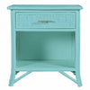 Pencil Rattan One-Drawer Nightstand by David Francis Furniture