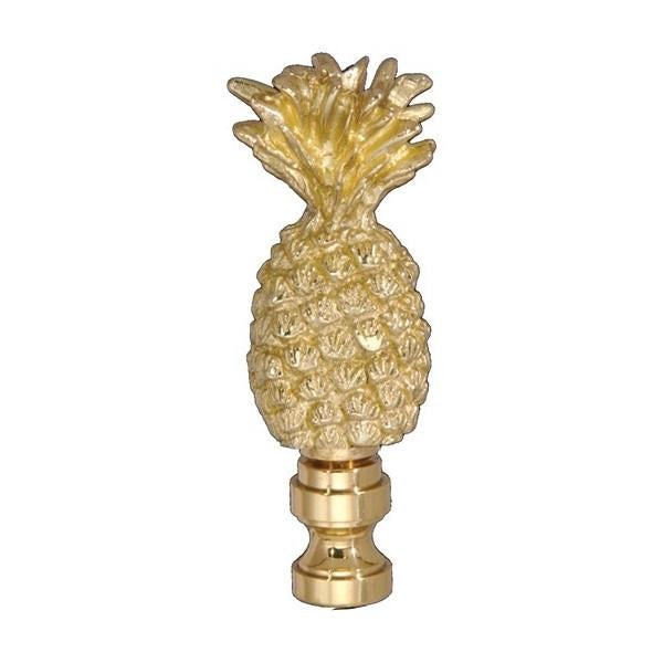 Pineapple Finial with Polished Brass Finish by B&P Lamp Supply