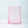 Pink Cane Tumbler Glass by 8 Oak Lane
