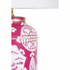 Pink Canton Tea Caddy Lamp in Small by Dana Gibson