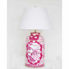 Pink Canton Tea Caddy Lamp in Small by Dana Gibson