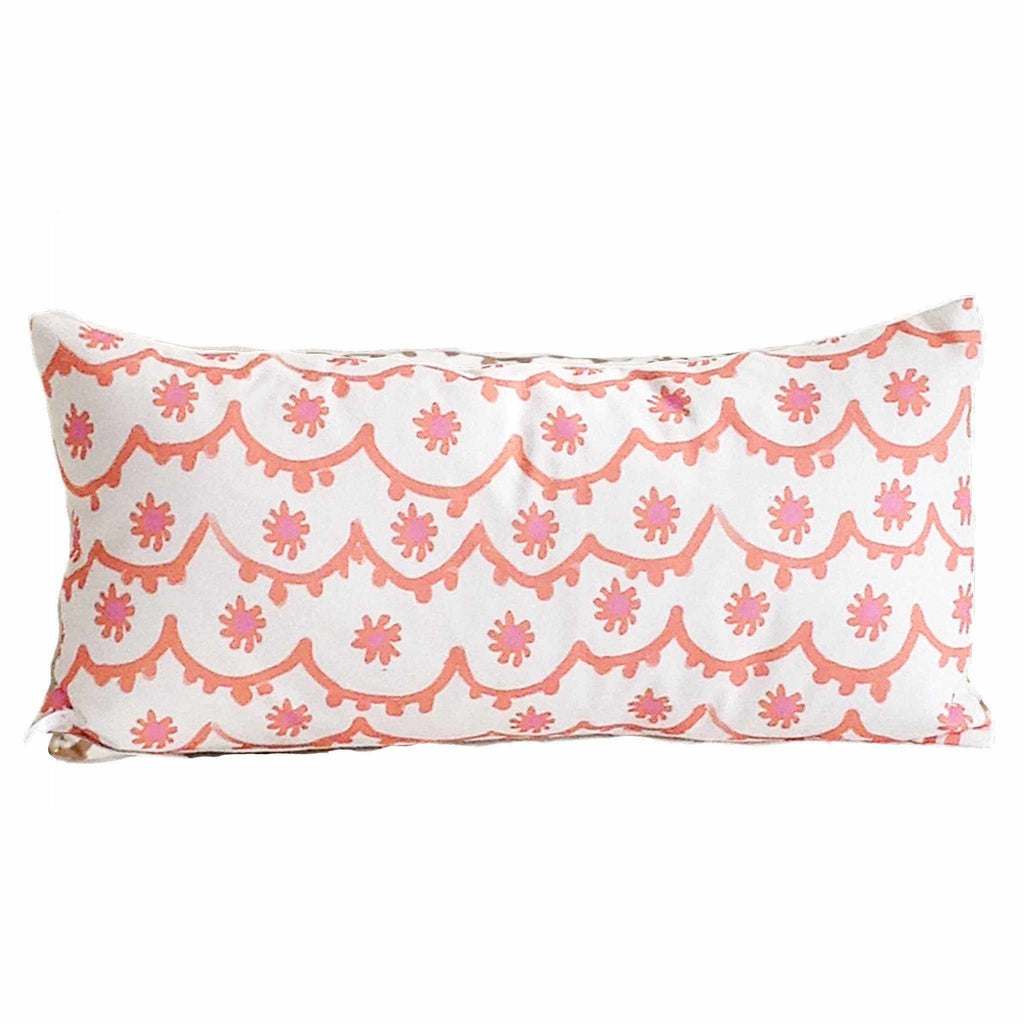 Pink Santos Lumbar by Dana Gibson
