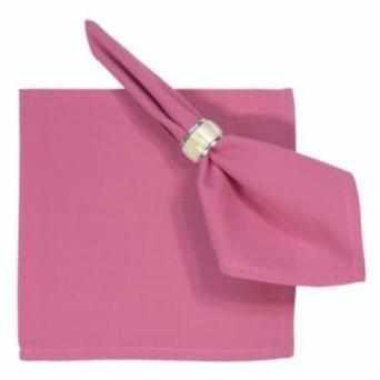 Raspberry Flatweave Napkins 22" x 22" 100% Cotton - Set of 4 by Primitive Artisan Inc.